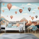 Fototapete Kinderzimmer - Selbstklebendes Segeltuch / 1 Quadratmeter