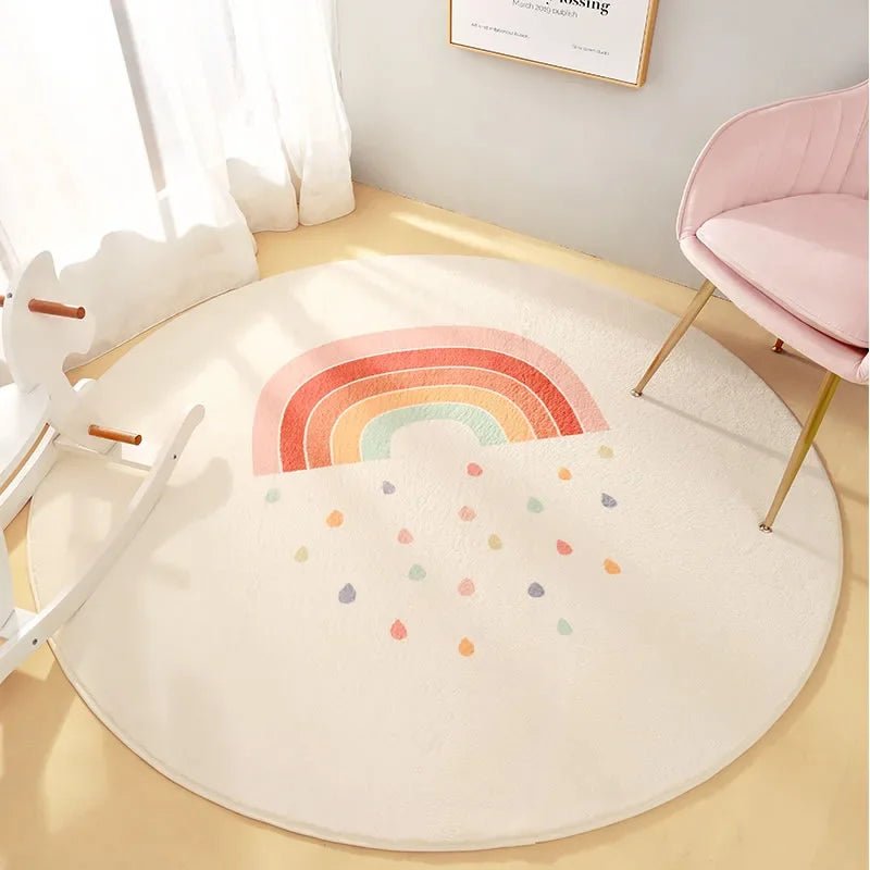 Regenbogen Teppich Kinderzimmer - 120cm