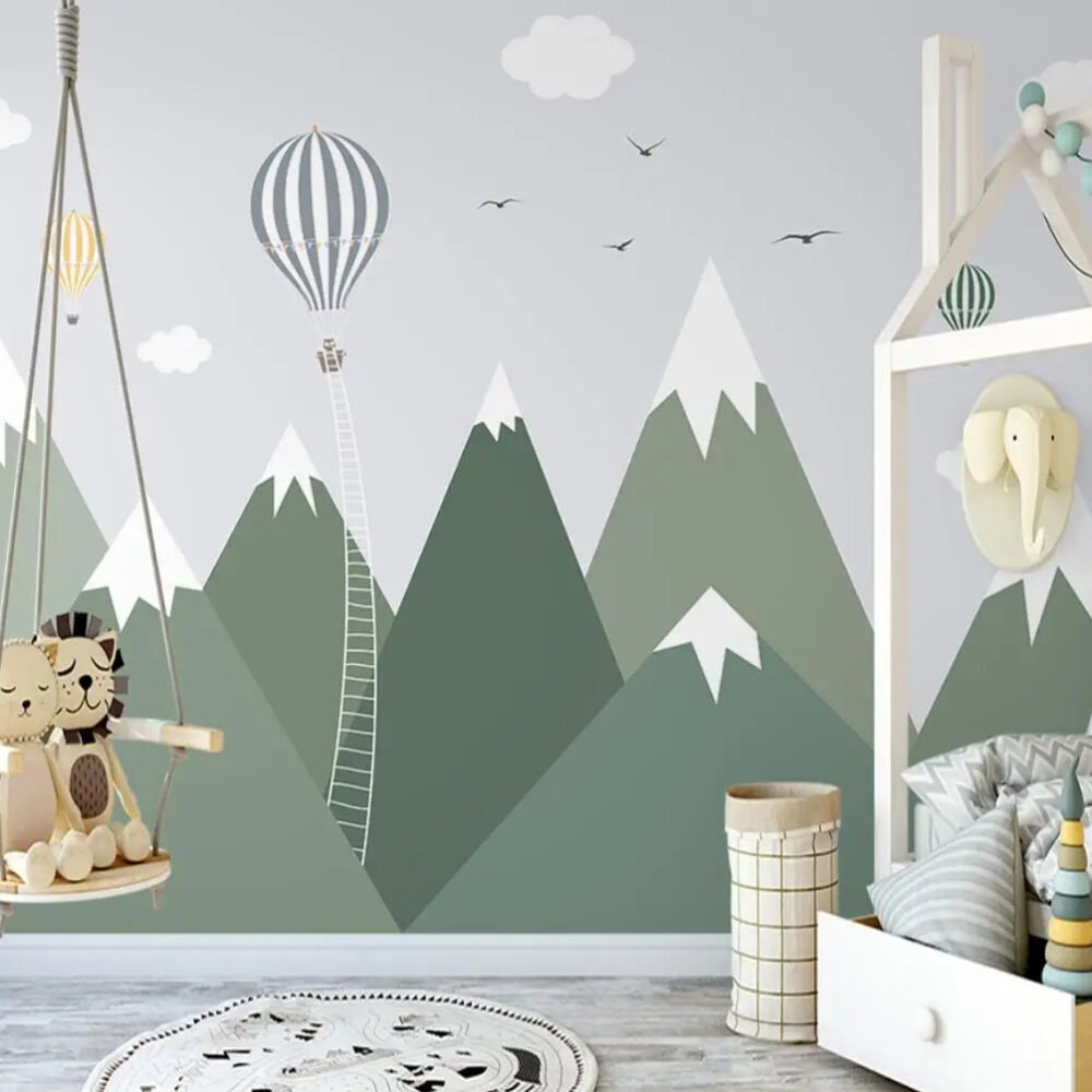 Selbstklebende Tapete Kinderzimmer - selbstklebende Leinwand / 1 Quadratmeter