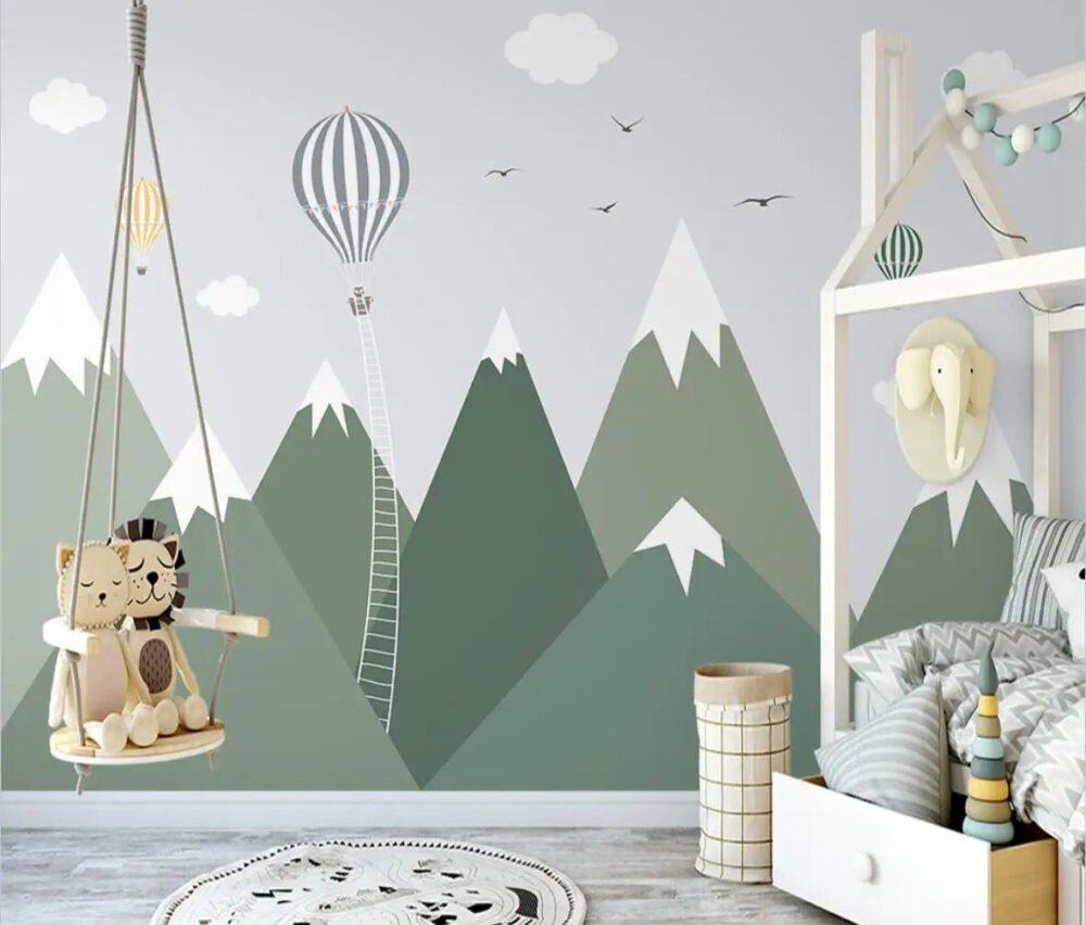 Selbstklebende Tapete Kinderzimmer - selbstklebende Leinwand / 1 Quadratmeter