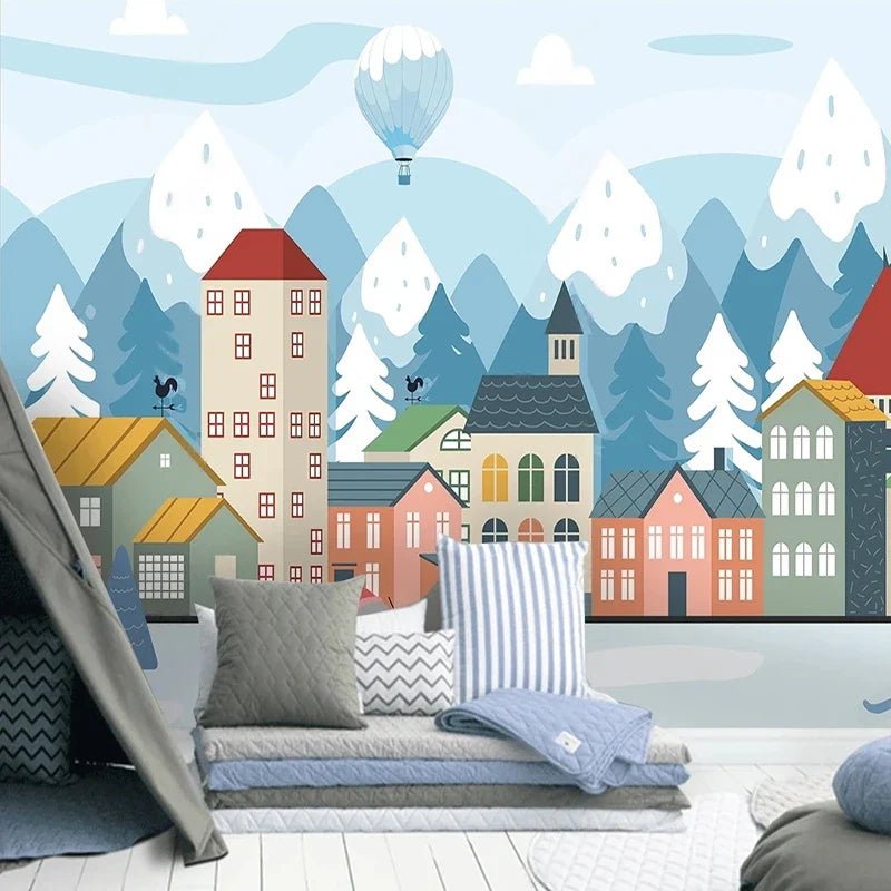 Tapete Selbstklebend Kinderzimmer - Selbstklebendes Segeltuch / 1 Quadratmeter