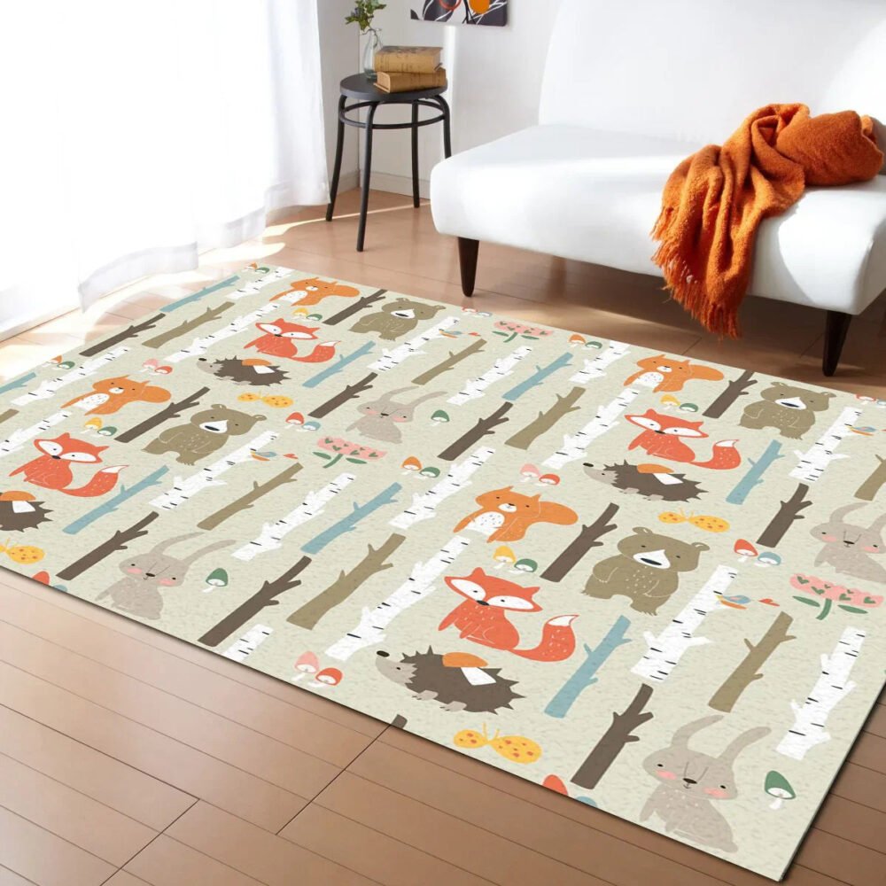 Teppich Kinderzimmer Wald - 100x150cm