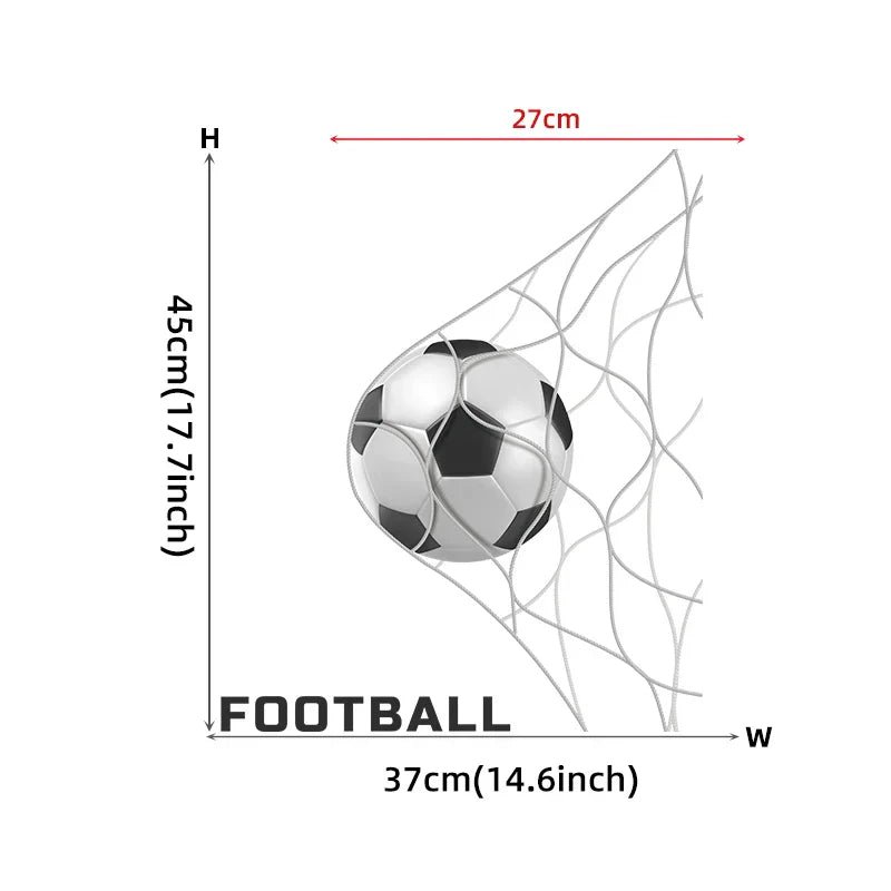 Wandsticker Fußball Kinderzimmer