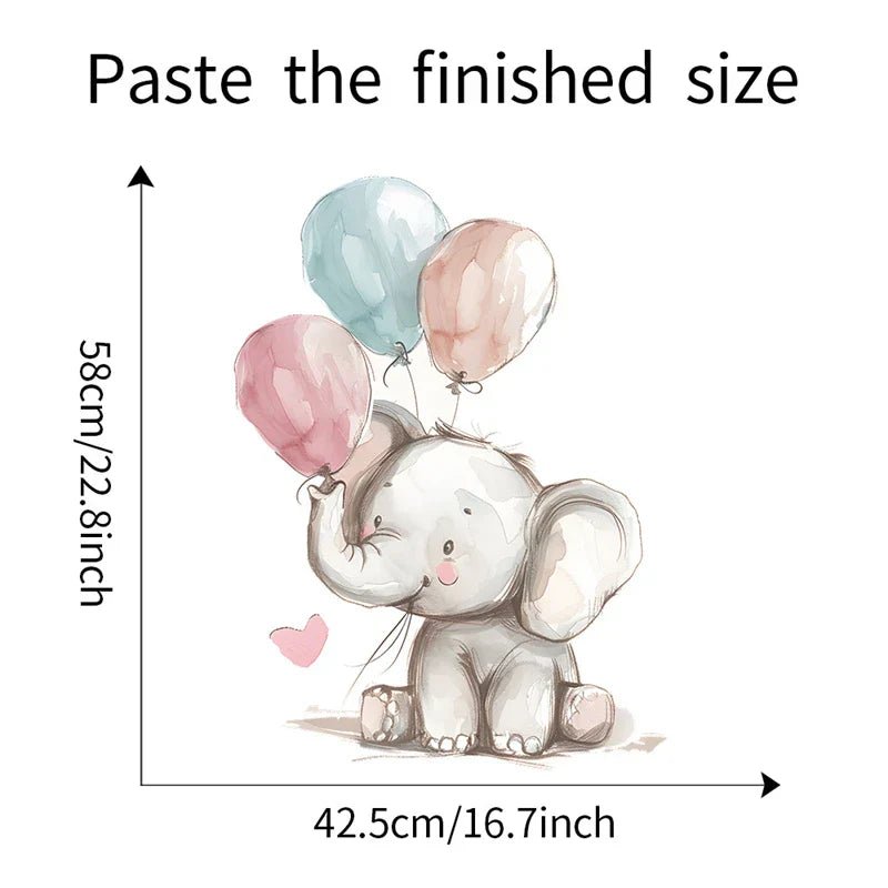 Wandsticker Kinderzimmer Elefant