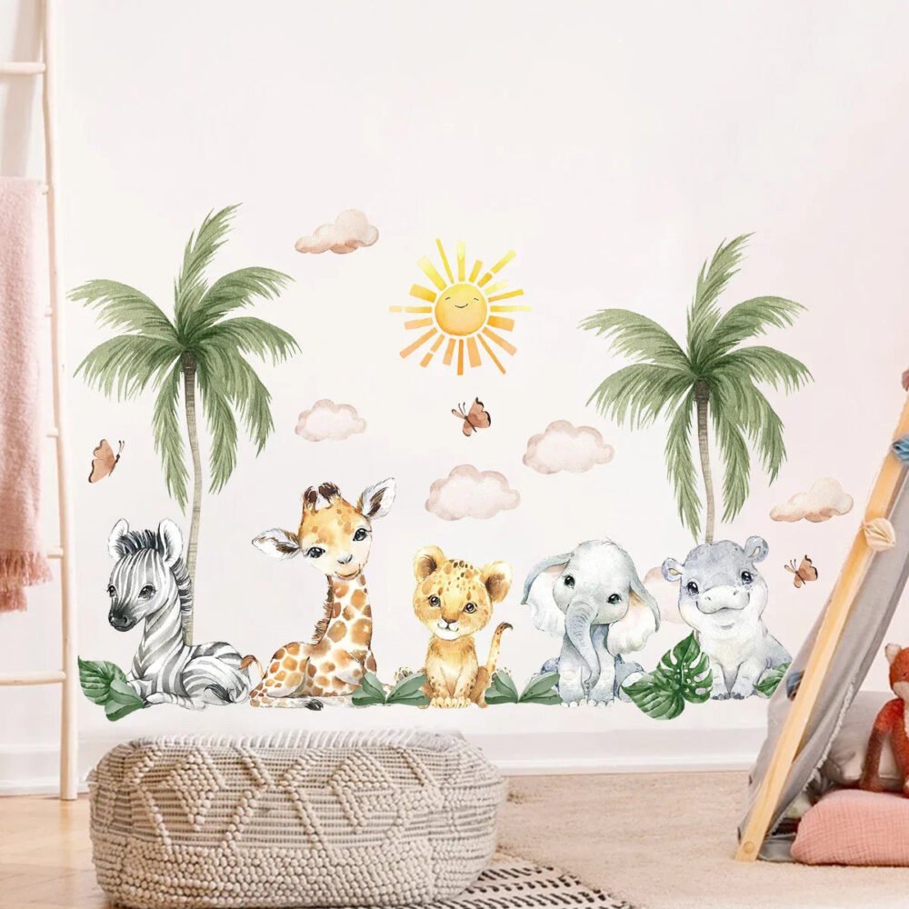 Wandtattoo Kinderzimmer Dschungel