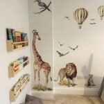 Wandtattoo Kinderzimmer Safari - 100cm x 92cm